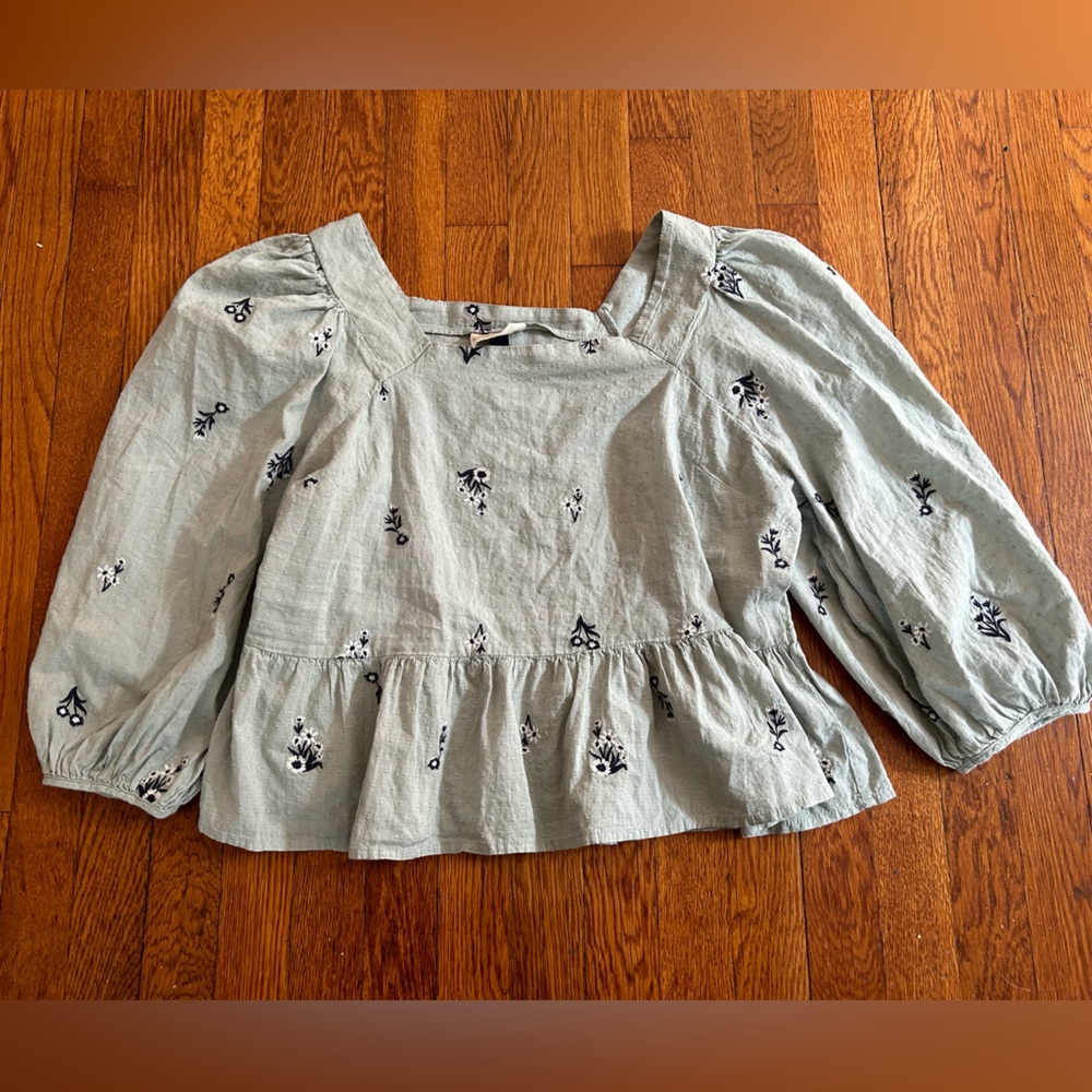 Floral Peplum Top